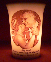 Mourninglight&trade; memorial candle