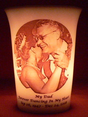Mourninglight™ memorial candle