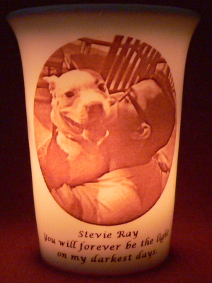 Mourninglight™ memorial candle photo