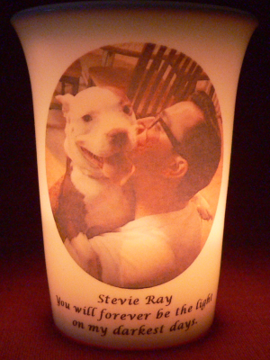 Mourninglight™ memorial candle photo
