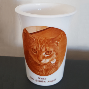 Mourninglights™ for pets custom printed glass memorial candle